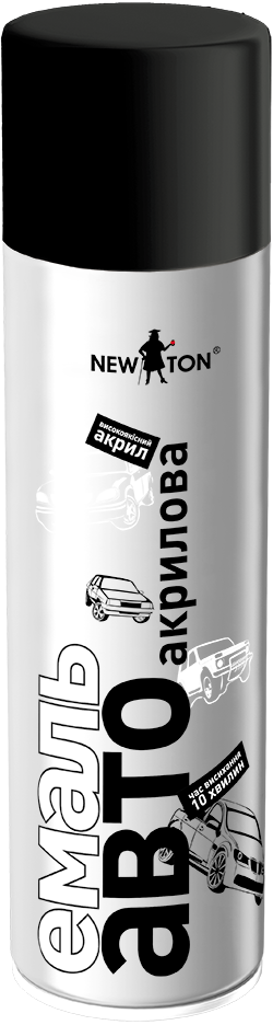 NEWTON Акрилова 9005 чорна матова 500 мл.
