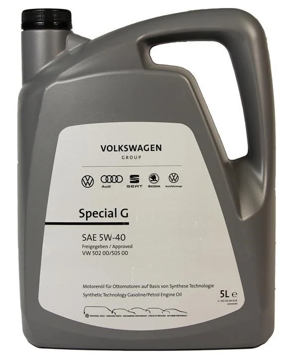 VOLKSWAGEN Масло моторне Special G 5W40 5л (бензин)