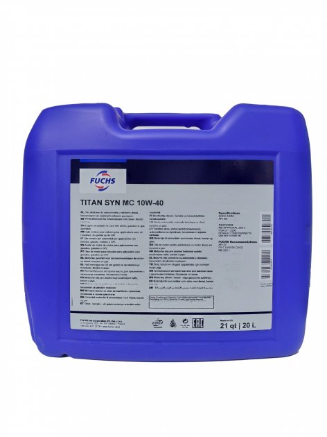FUCHS TITAN SYN MC  10W40    20л