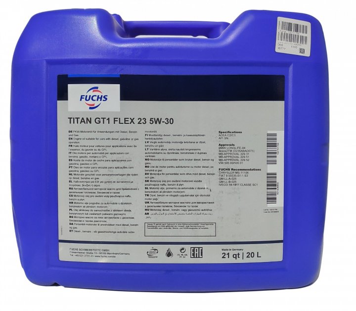FUCHS TITAN GT1 FLEX C23 5W-30   20л