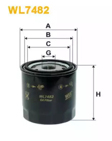 WIX Фільтр масляний WL 7482