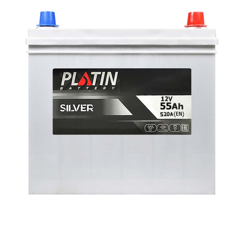 PLATIN  Silver Asia SMF (NS60) 55Ah 520A R+ толст.кл.