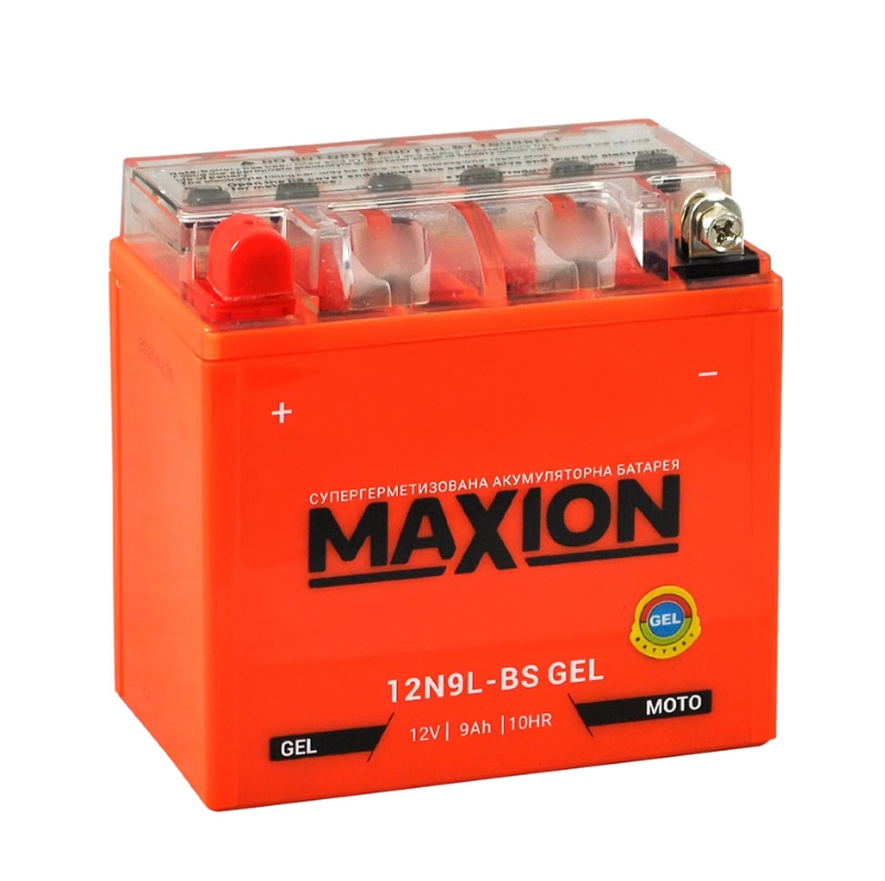 MAXION MOTO MXBM-12N 9L-BS(GEL) 12V 9AН 85А