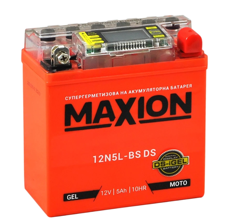 MAXION МОТО MXBM-12N 5L-BS(GEL) 12V 5AН 55А високий