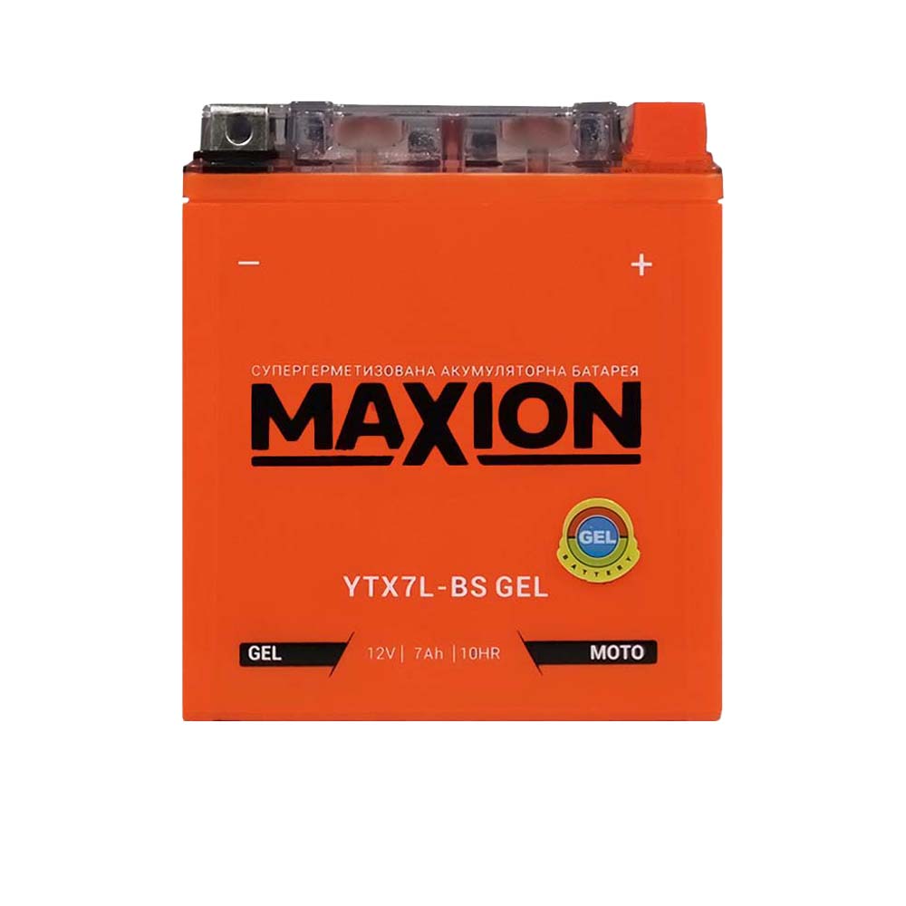 MAXION MOTO MXBM-YTX 7L-BS(GEL) 12V 7AН 85А