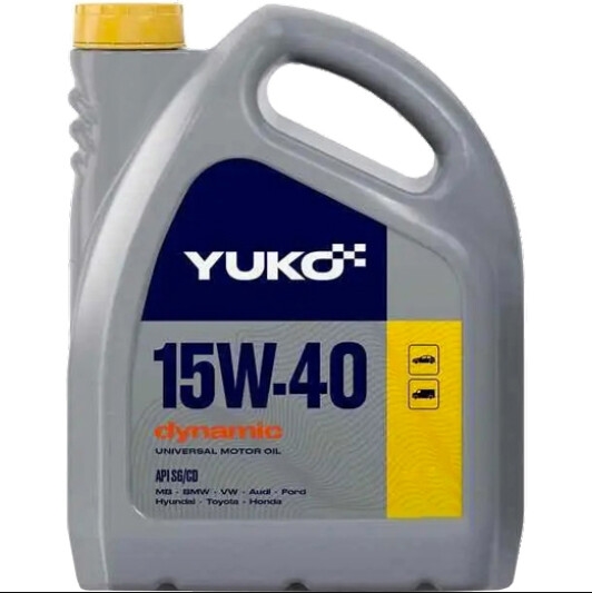 YUKO DYNAMIC 15W-40  API SG/CD 5л