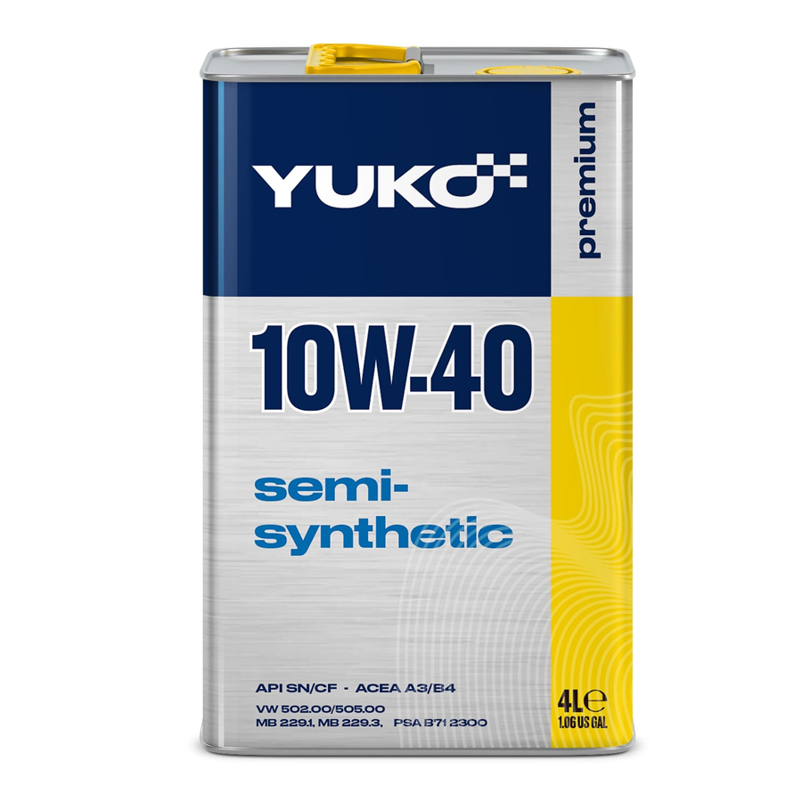 YUKO SEMISYNTHETIC  10W40 4л жерсть