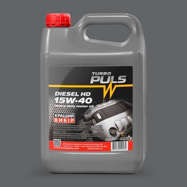 TURBO PULS DIESEL HD 15W-40  API CF-4/SG   3,6л
