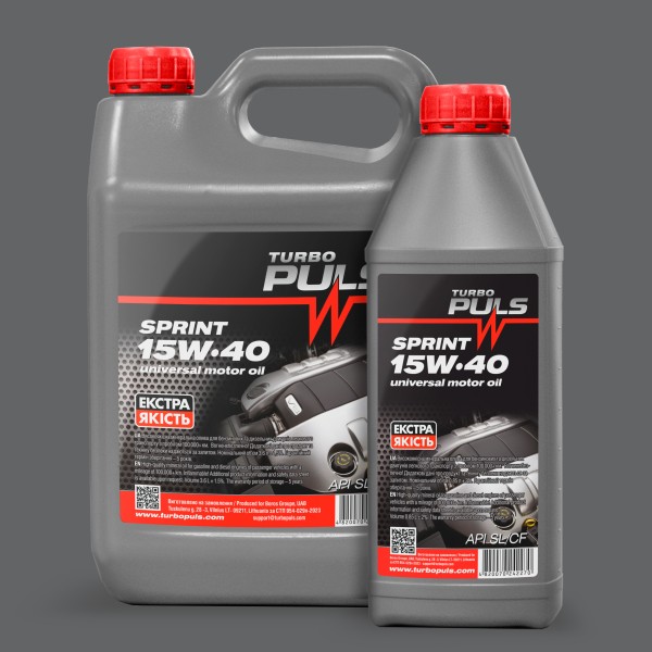TURBO PULS SPRINT 15W-40 API SL/CF   3,6л