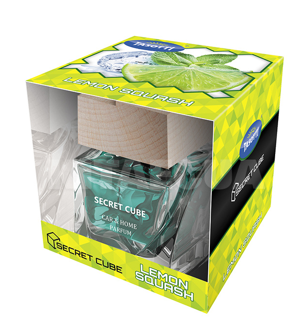 Аромат TASOTTI SECRET CUBE баночка зі спейом LEMON SQUASH