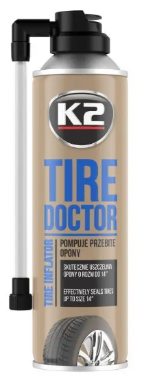 K2 B310 TIRE DOCTOR / Засіб для аварійної герметизації шин 400 мл.