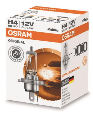 Osram Лампа галоген H4 12v 60/55W 64193 (коробка 1шт)