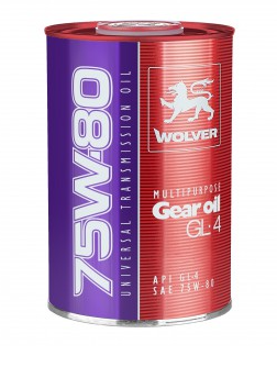 WOLVER Multipurpose GEAR OIL SAE 75W-80 API GL-4 каністра 1л