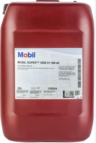 MOBIL Super 3000 SAE 5W40  20л