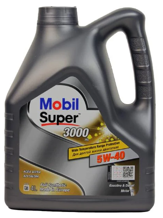 MOBIL Super 3000 X1  SAE 5W40  4л