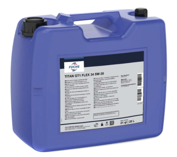 FUCHS TITAN GT 1 FLEX 34 SAE 5W-30 20л