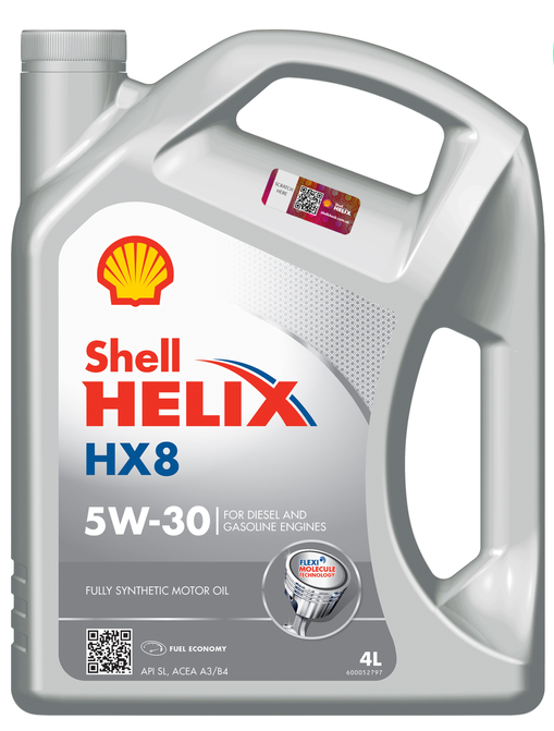 SHELL Helix HX8 5W30 4л