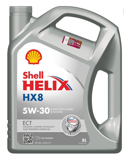 SHELL Helix  HX8 ECT 5W30 5л  (504-507)