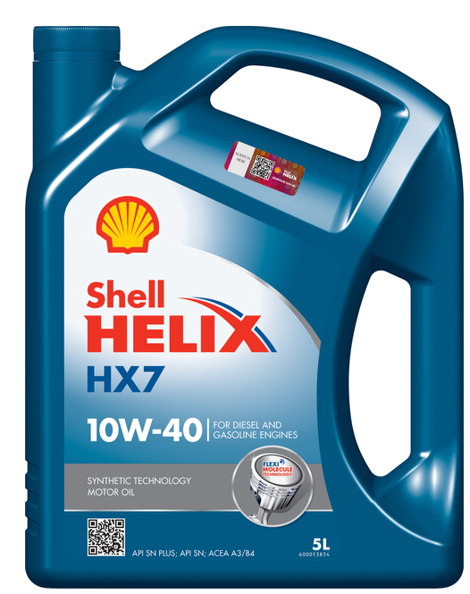 SHELL Helix  HX7 10W40 5л