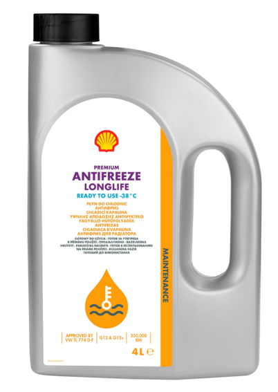 SHELL Premium Antifreeze LL RTU G12/G12+/TL774D-F.4л