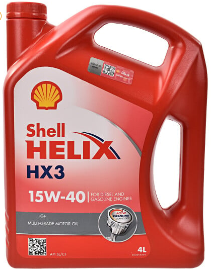 SHELL Helix  HX3 15W40 4л