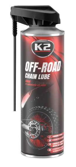 K2 Засіб для змащення ланцюгів W140 / PRO OFF ROAD CHAIN LUBE 500ML