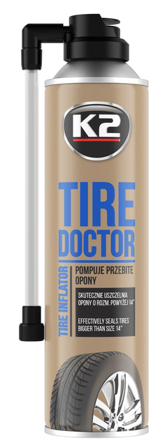 K2 B311 TIRE DOCTOR / Засіб для аварійної герметизації шин 500 мл.