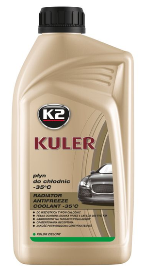 K2  Антифриз зелений 1л / K2 TURBO KULER -35C 1л