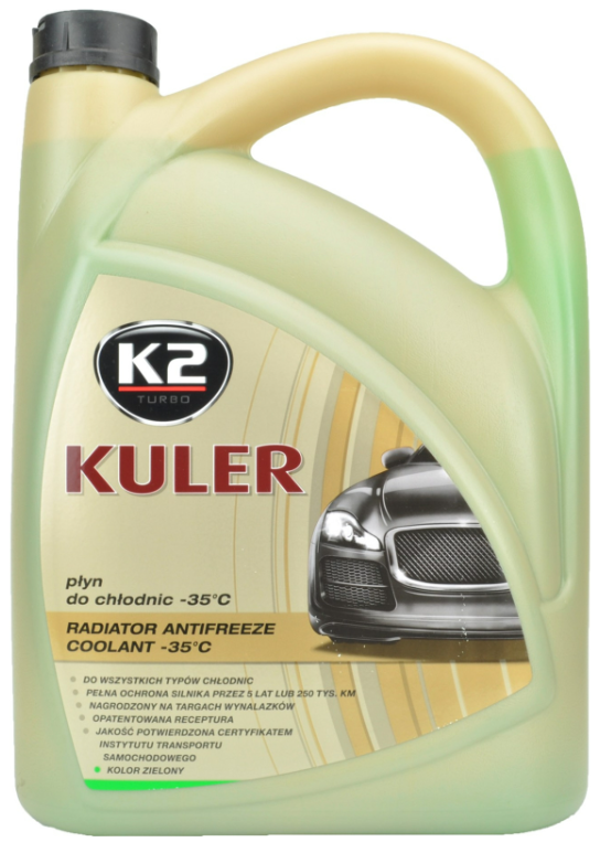 K2  Антифриз зелений  5л / K2 TURBO KULER -35C 5л