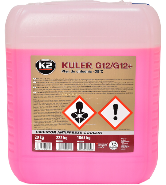 K2  Антифриз (червоний) /K2 TURBO KULER LONG LIFE -35C 20KG RED