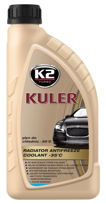 K2  Антифриз (блакитний) /K2 TURBO KULER -35C 1L BLUE G11