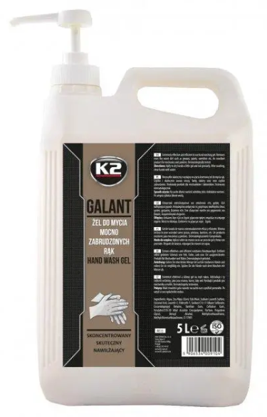 K2 Крем (гель) з помпою для миття рук PRO GALANT 5L
