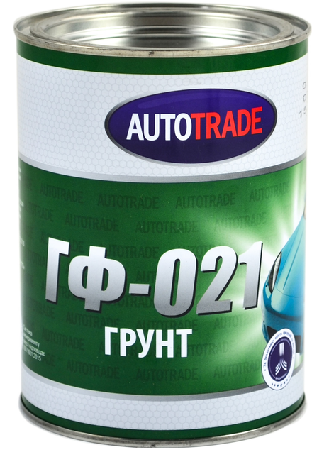 АВТОТРЕЙД Грунт ГФ-021 красно-корич. 1л