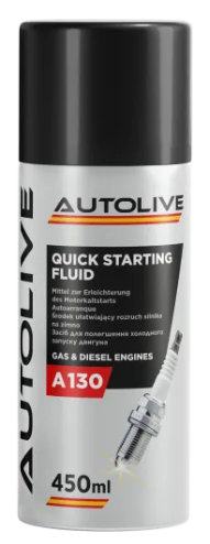 AUTOLIVE А 130 QUICK STARTING FLUID  450 ML/Засіб для швидкого запуску двигуна