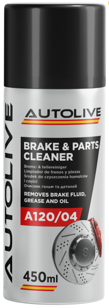 AUTOLIVE BRAKE AND PARTS CLEANER 450 ML  A120/04 /очисник гальм та деталей
