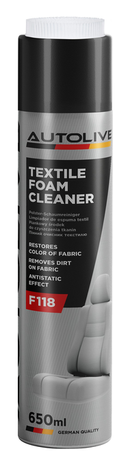 AUTOLIVE Очисник салона  A 118 TEXTILE CLEANER 650 мл.