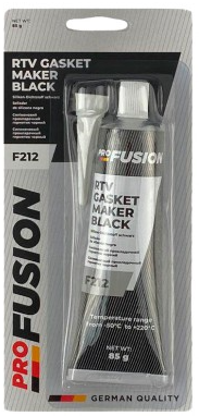 FUSION F 212  Герметик прокладочний чорний Fusion RTV Gasket Black 85г
