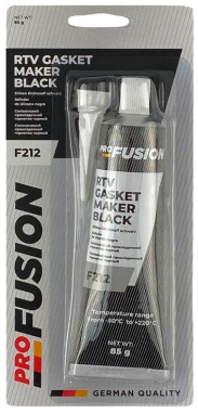FUSION F212/32 герметик прокладочний чорний RTV Gasket Maker Black 32г