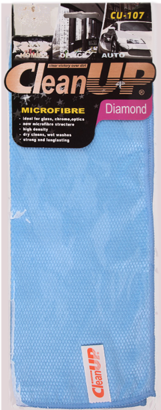 Серветка CleanUP CU-107 мікрофібра (DIAMOND) 30*40 см