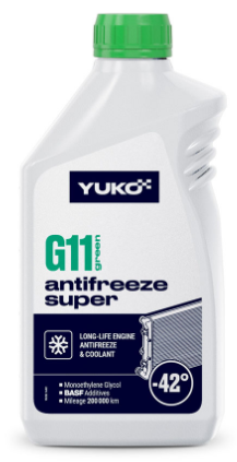YUKO Antifreeze -40 Super G11зелеий 1кг