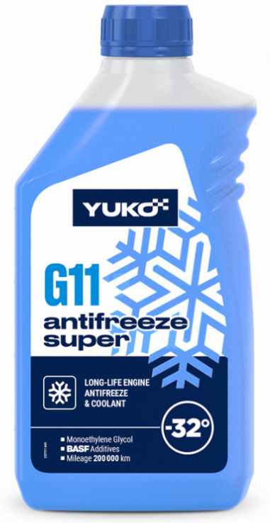 YUKO Antifreeze -32 (Super G11 синій)   1л