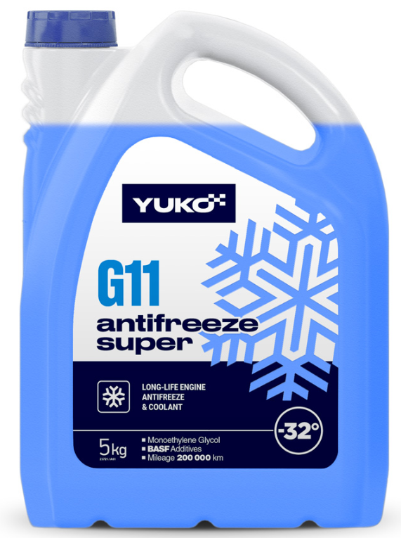 YUKO Antifreeze -32 (Super G11 синій)    5л