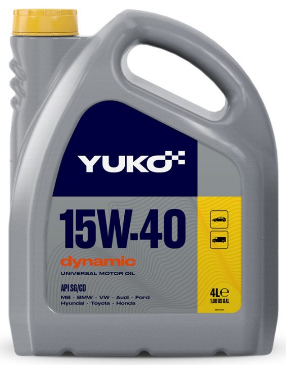 YUKO  DYNAMIC      15W-40  4л  API SG/CD