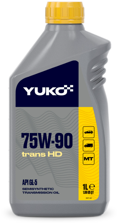 YUKO Trans 75W90  HD GL-5 1л.