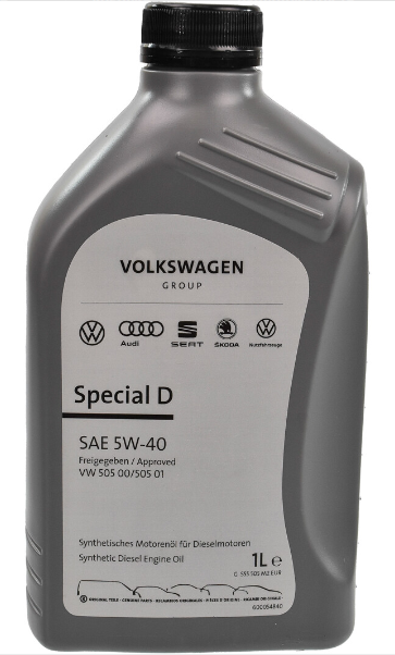 VOLKSWAGEN Масло моторне Special D 5W40 1л (дизель)