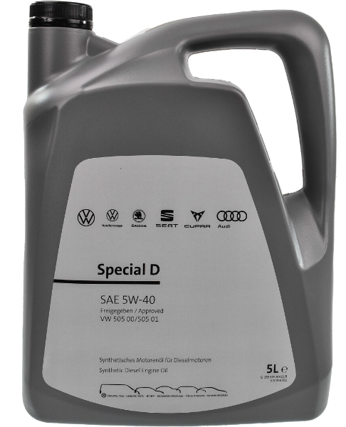 VOLKSWAGEN Масло моторне Special D 5W40 5л (дизель)