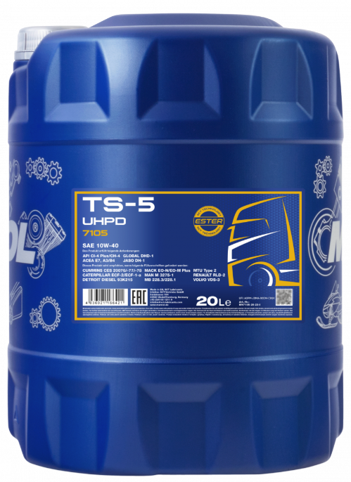 MANNOL TRUCK SPECIAL TS-7 UHPD 10W40 20л.