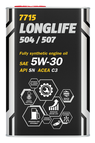 MANNOL LONGLIFE  504/507  5W30  МАННОЛ 5л   7715