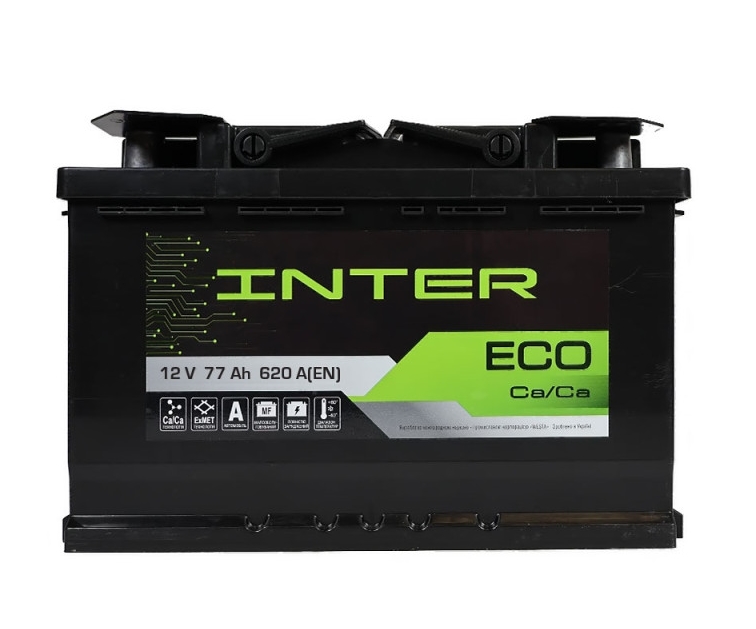 INTER Eco  77Ah 620A R+ (L3)