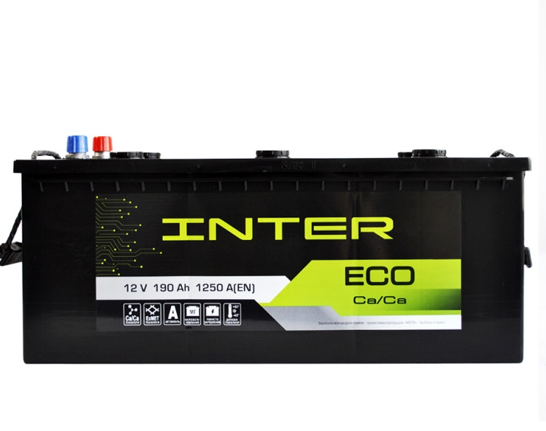 INTER Eco 190Ah 1250A L+ (D5)